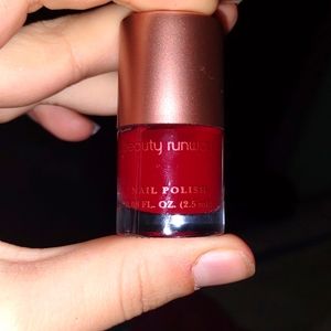 Dark red for nails